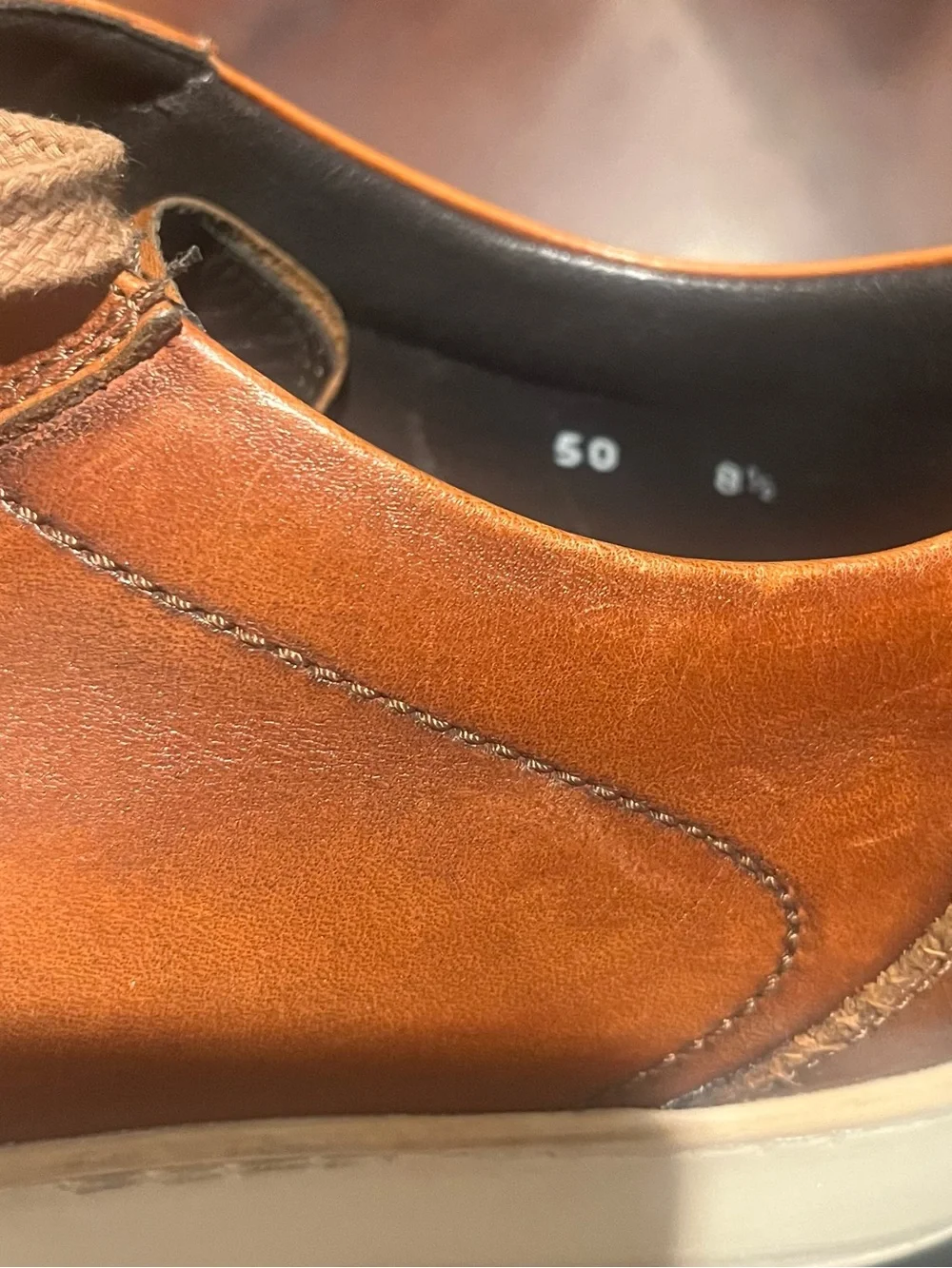 To Boot New York- Leather Low-Top Sneakers in Brown